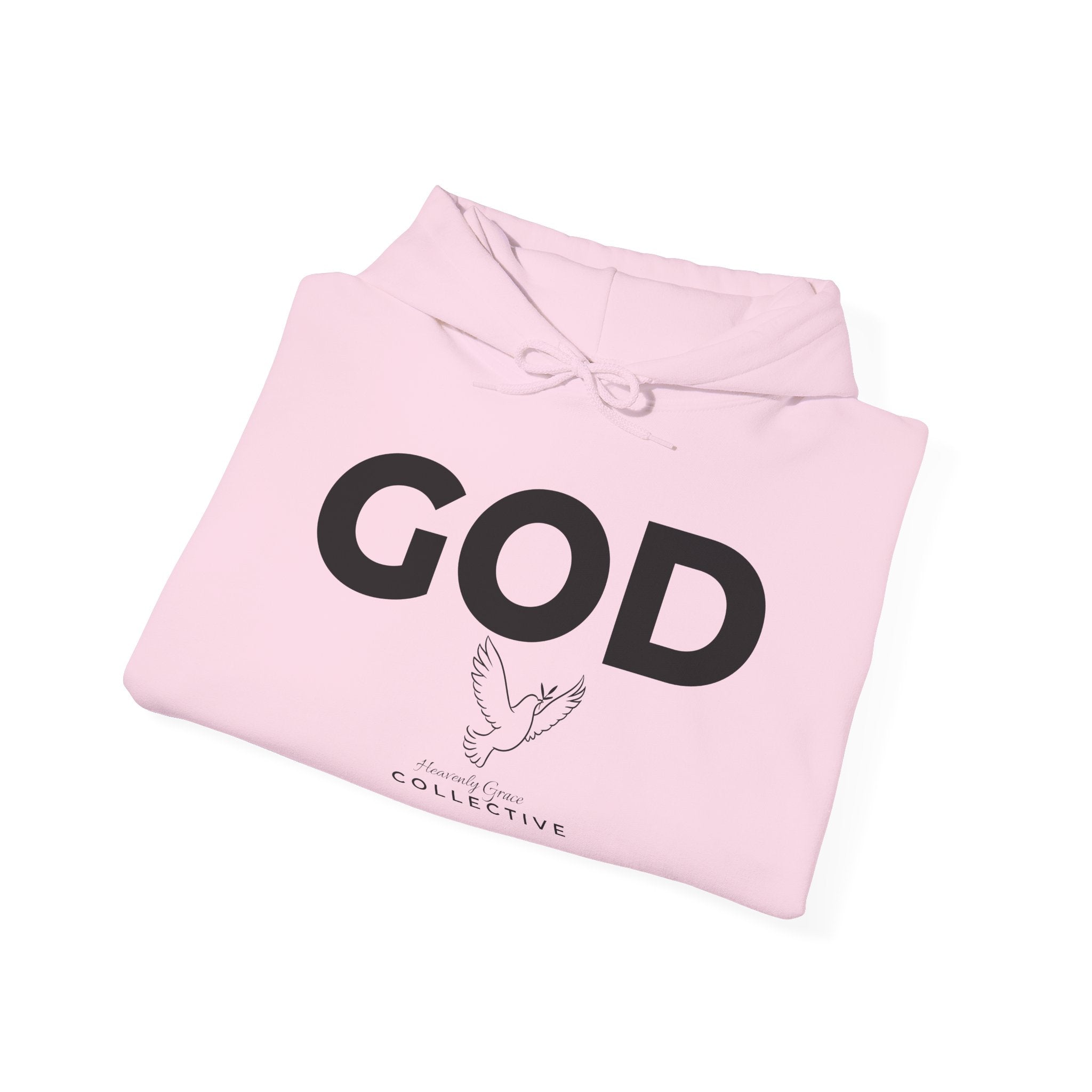 GOD Collective Hoodie — AMEN Back Message Christian Faith Pullover