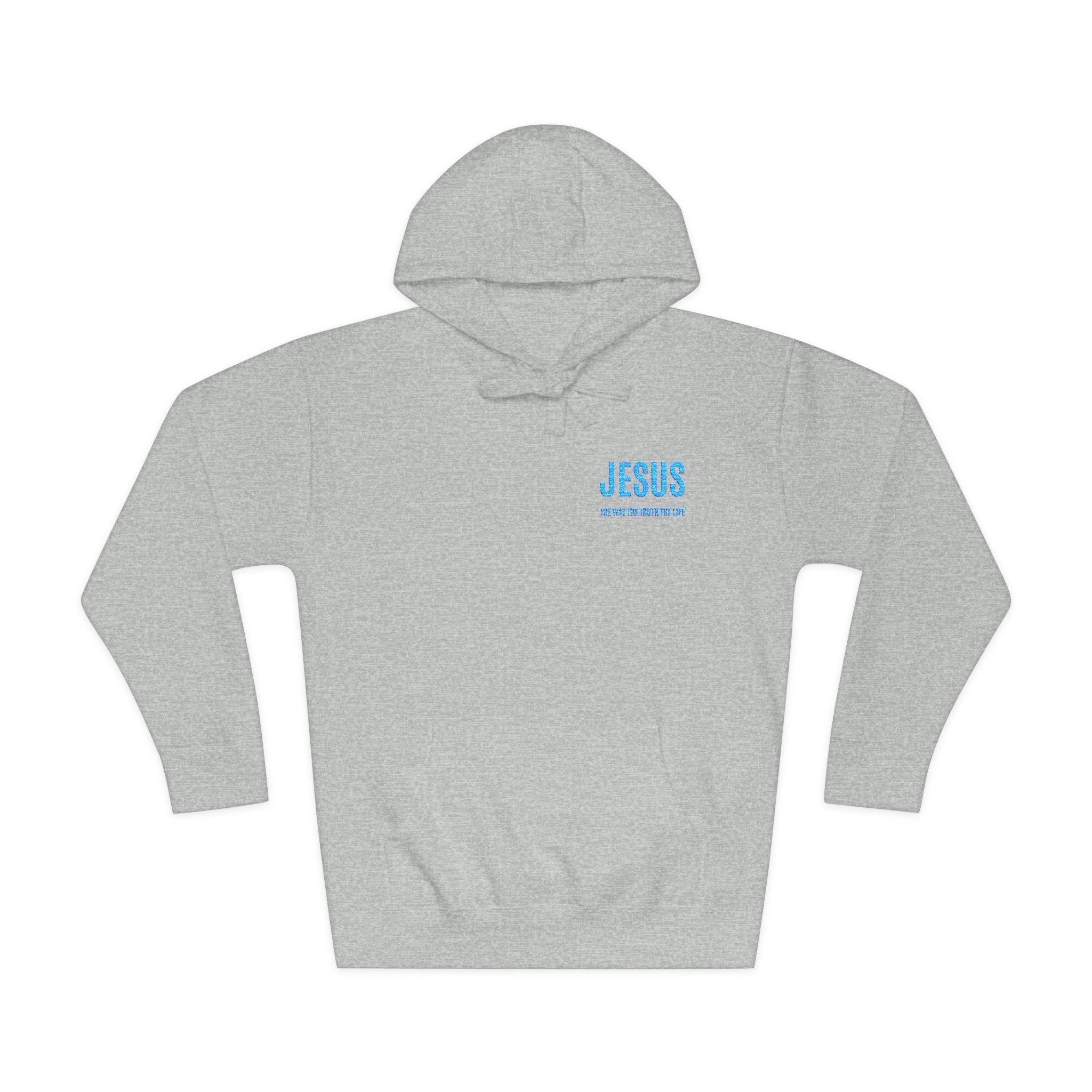 Jesus “The Way The Truth The Life” Embroidered Hoodie – Christian Apparel | Heavenly Grace Collective