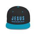 Jesus Flat Bill Snapback Hat – "Jesus: The Way, The Truth & The Life" Embroidered  Christian Cap
