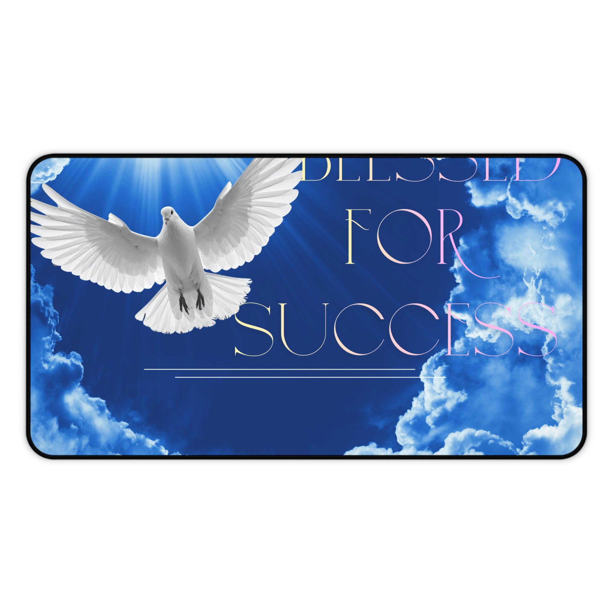 Blessed for Success Desk Mat - Large