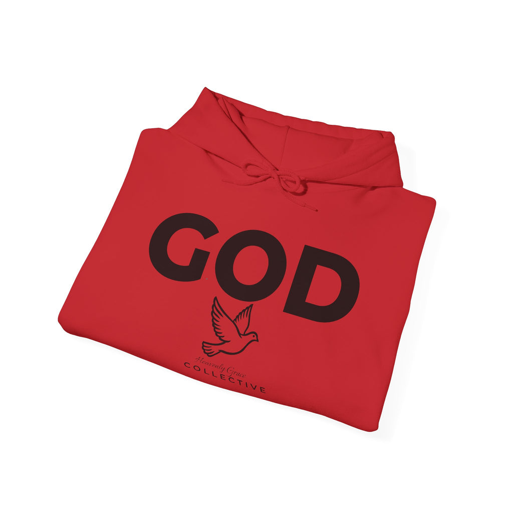 GOD Collective Hoodie — AMEN Back Message Christian Faith Pullover