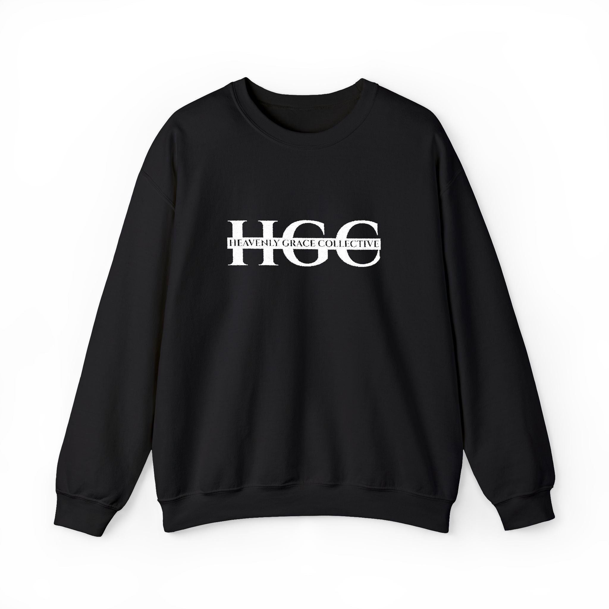 Heavenly Grace Collective Crewneck Sweatshirt — Embroidered HGC Signature Logo