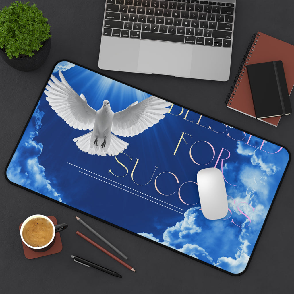 Blessed for Success Desk Mat - Large