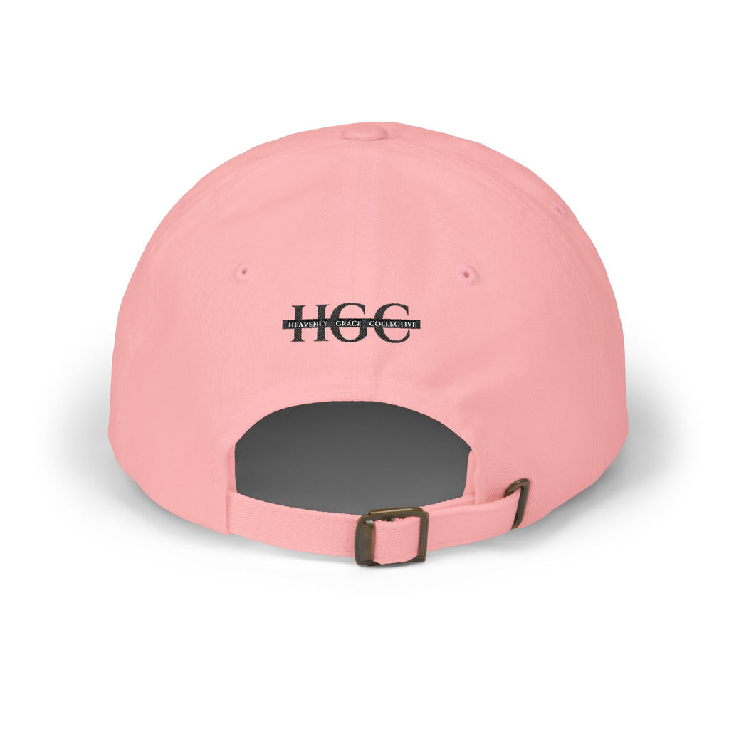 GOD Embroidered Dad Cap — Minimal Christian Baseball Hat (Heavenly Grace Collective)