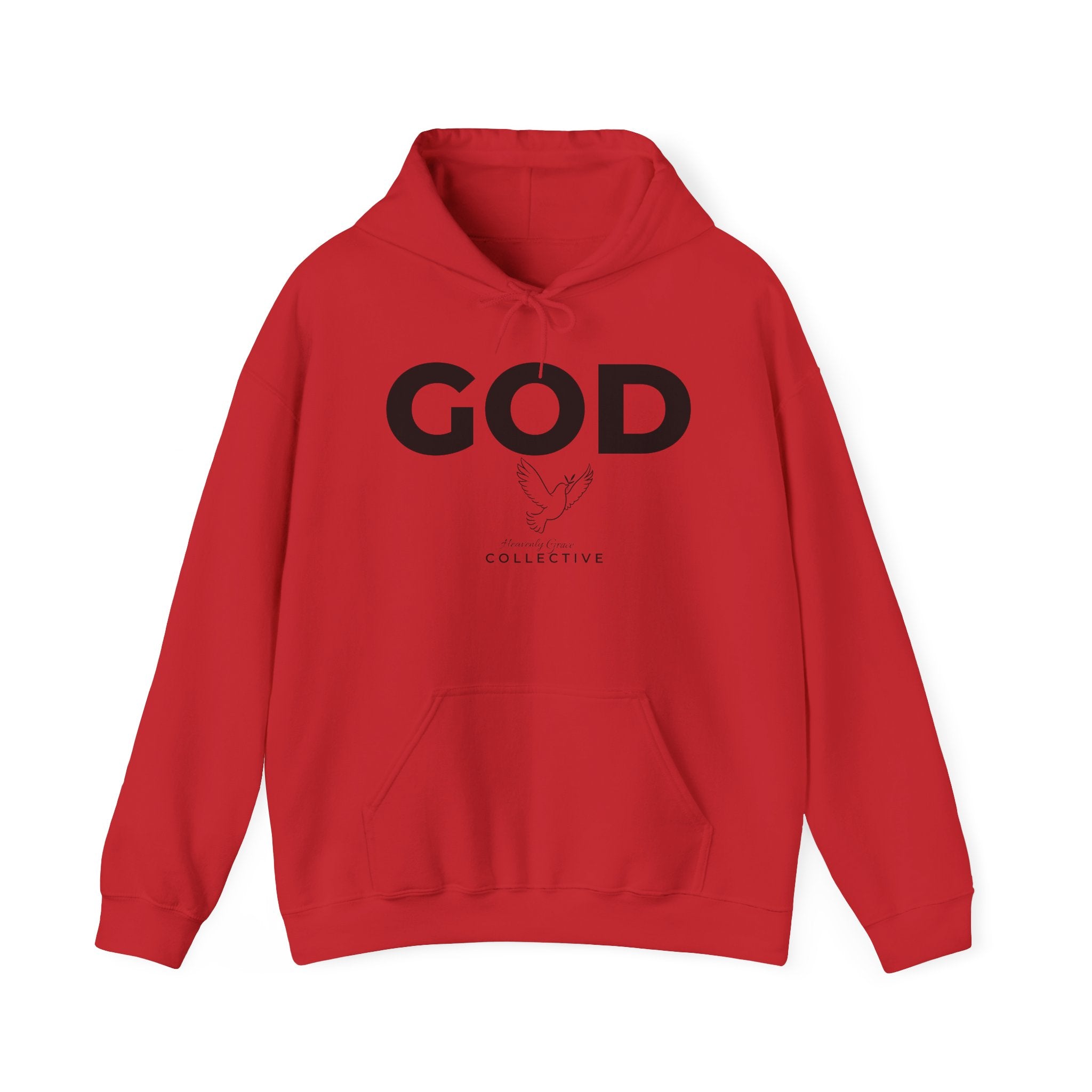 GOD Collective Hoodie — AMEN Back Message Christian Faith Pullover