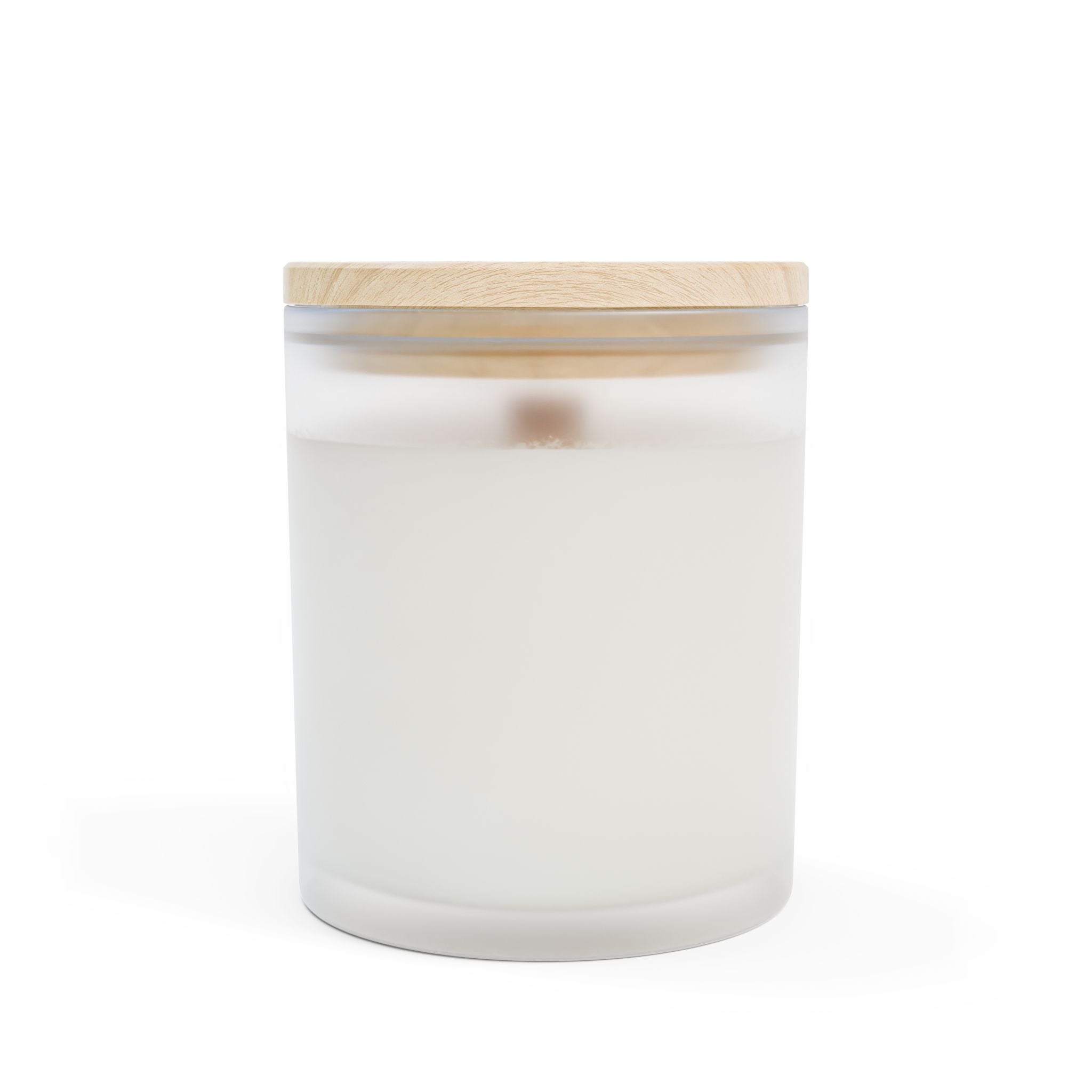 Vanilla Sweet Serenity Frosted Glass Candle — 11oz Aromatherapy Soy Candle