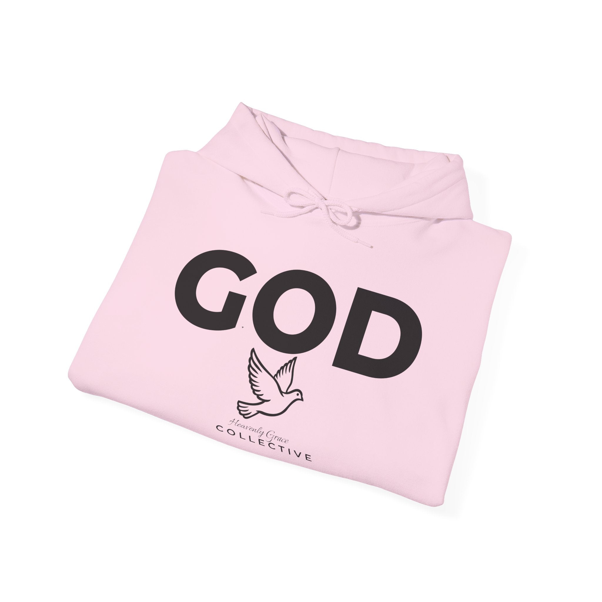 GOD Collective Hoodie — AMEN Back Message Christian Faith Pullover