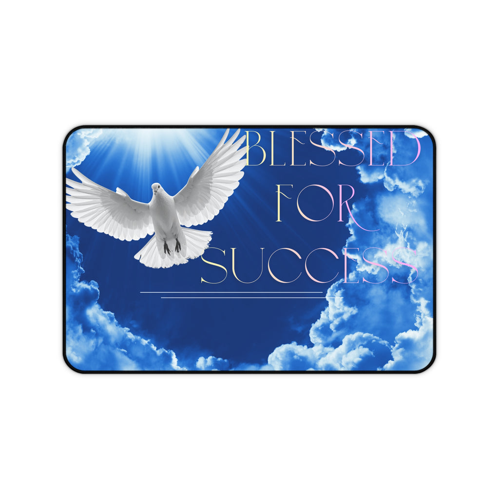 Blessed for Success Desk Mat - Large