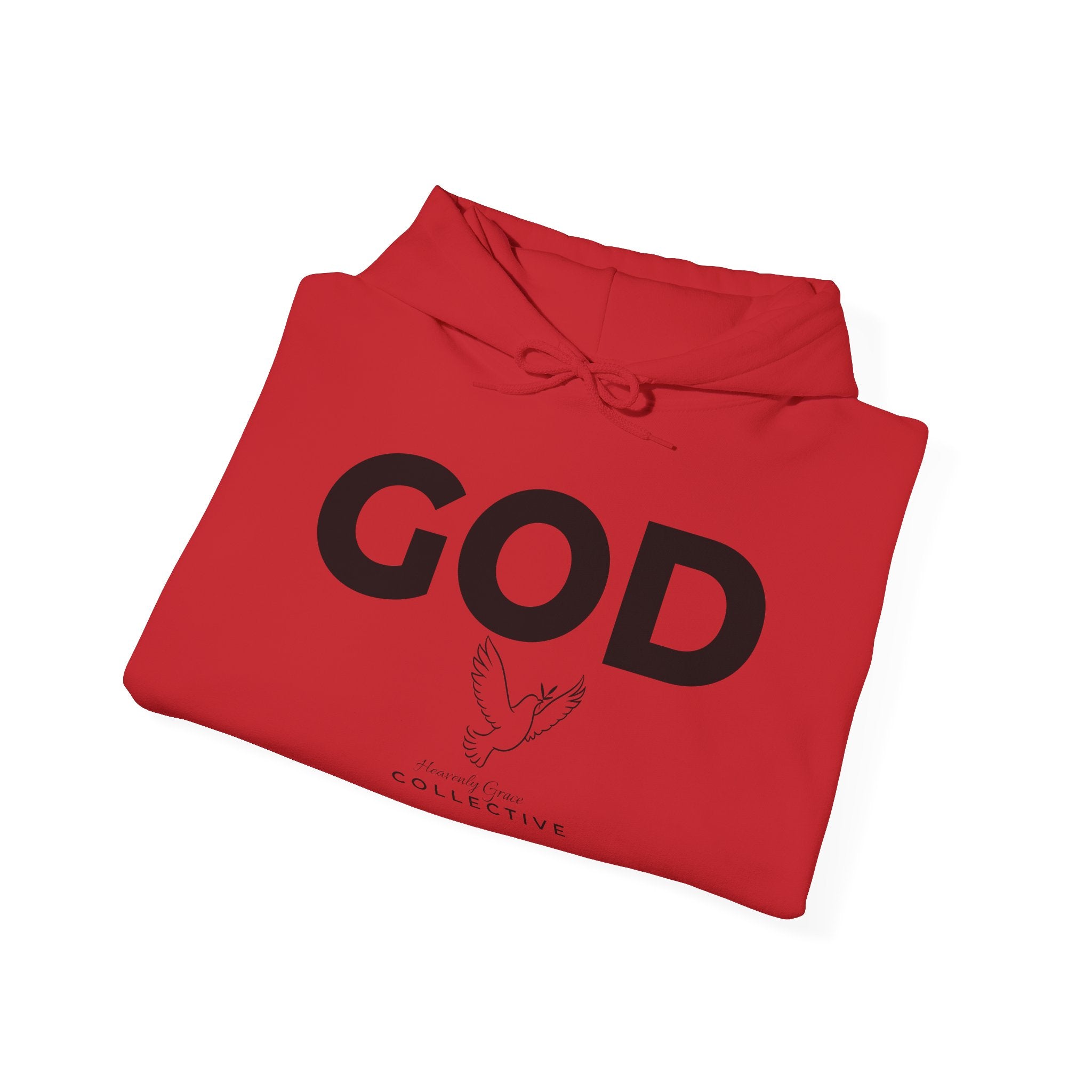 GOD Collective Hoodie — AMEN Back Message Christian Faith Pullover