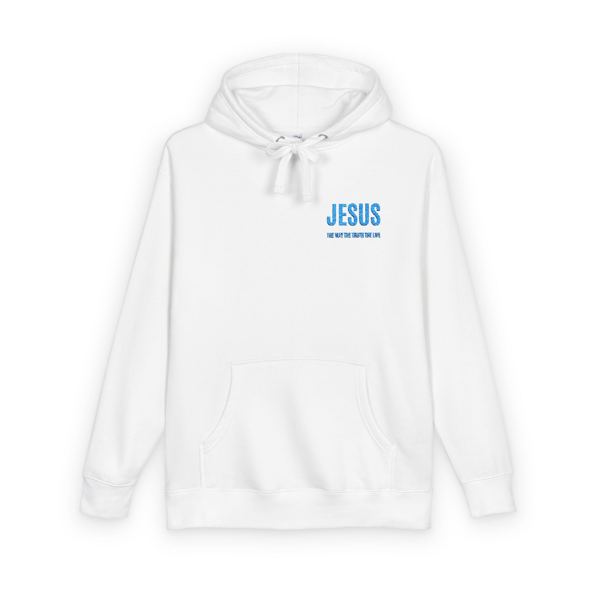 Jesus “The Way The Truth The Life” Embroidered Hoodie – Christian Apparel | Heavenly Grace Collective
