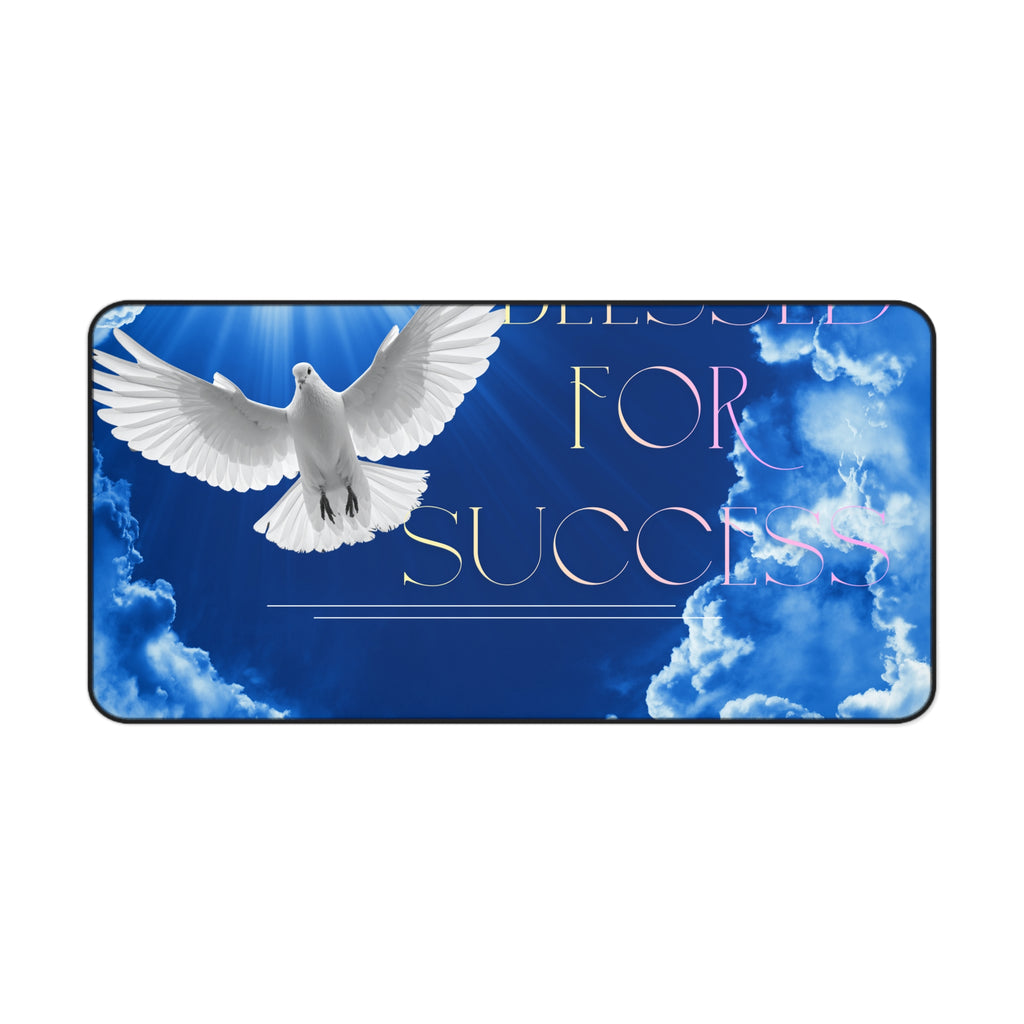 Blessed for Success Desk Mat - Large