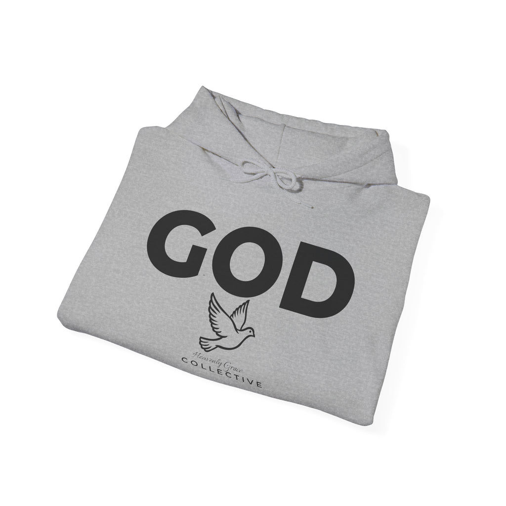 GOD Collective Hoodie — AMEN Back Message Christian Faith Pullover