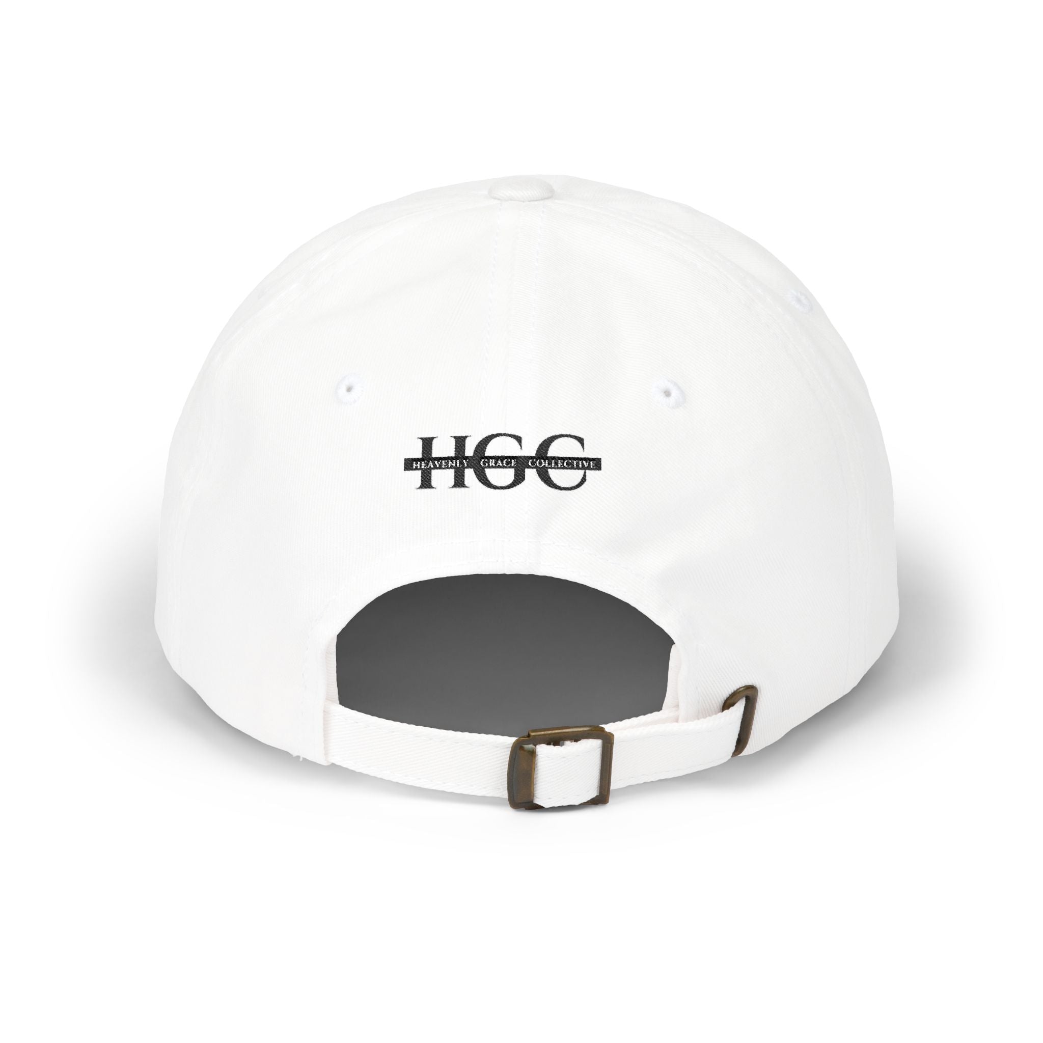 GOD Embroidered Dad Cap — Minimal Christian Baseball Hat (Heavenly Grace Collective)