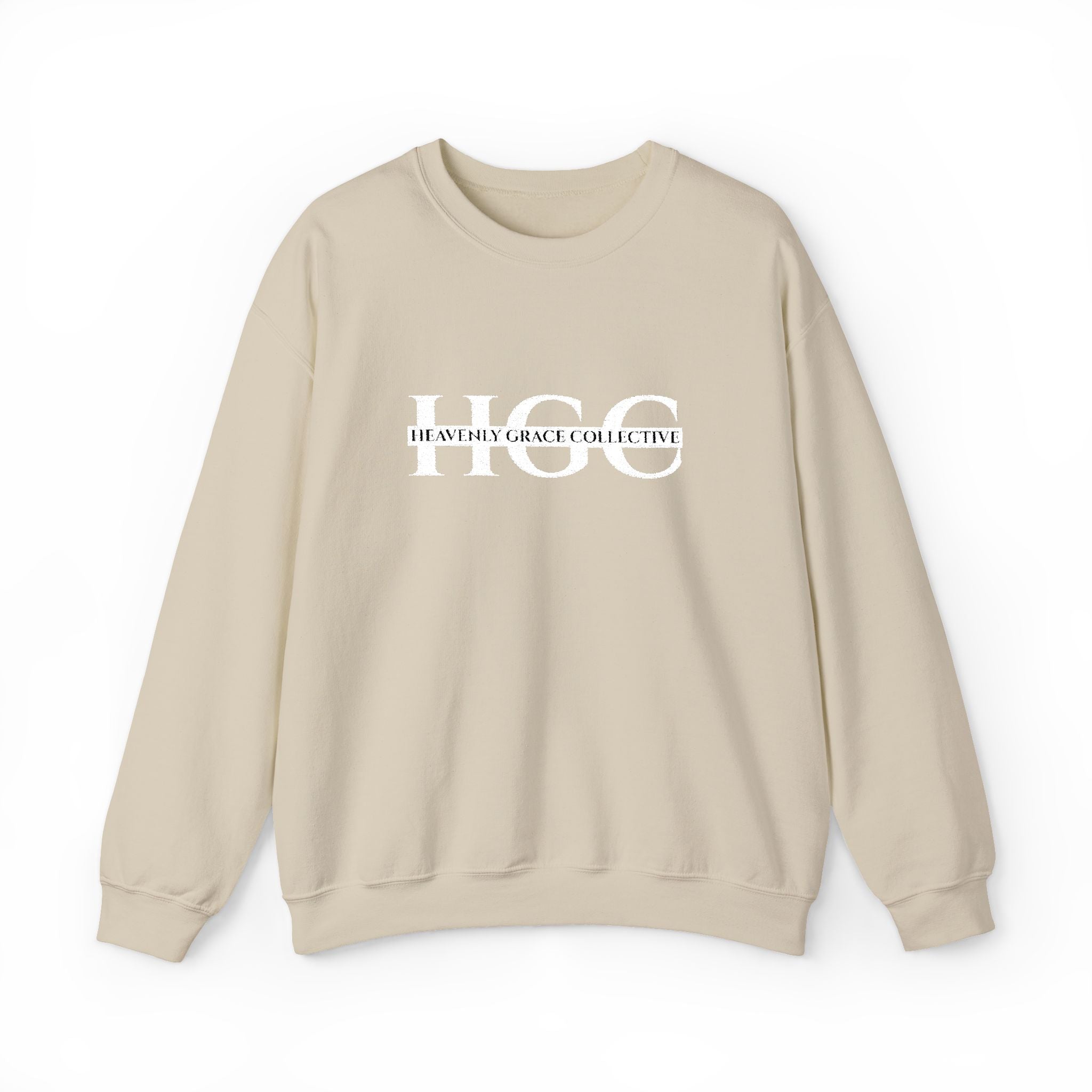 Heavenly Grace Collective Crewneck Sweatshirt — Embroidered HGC Signature Logo