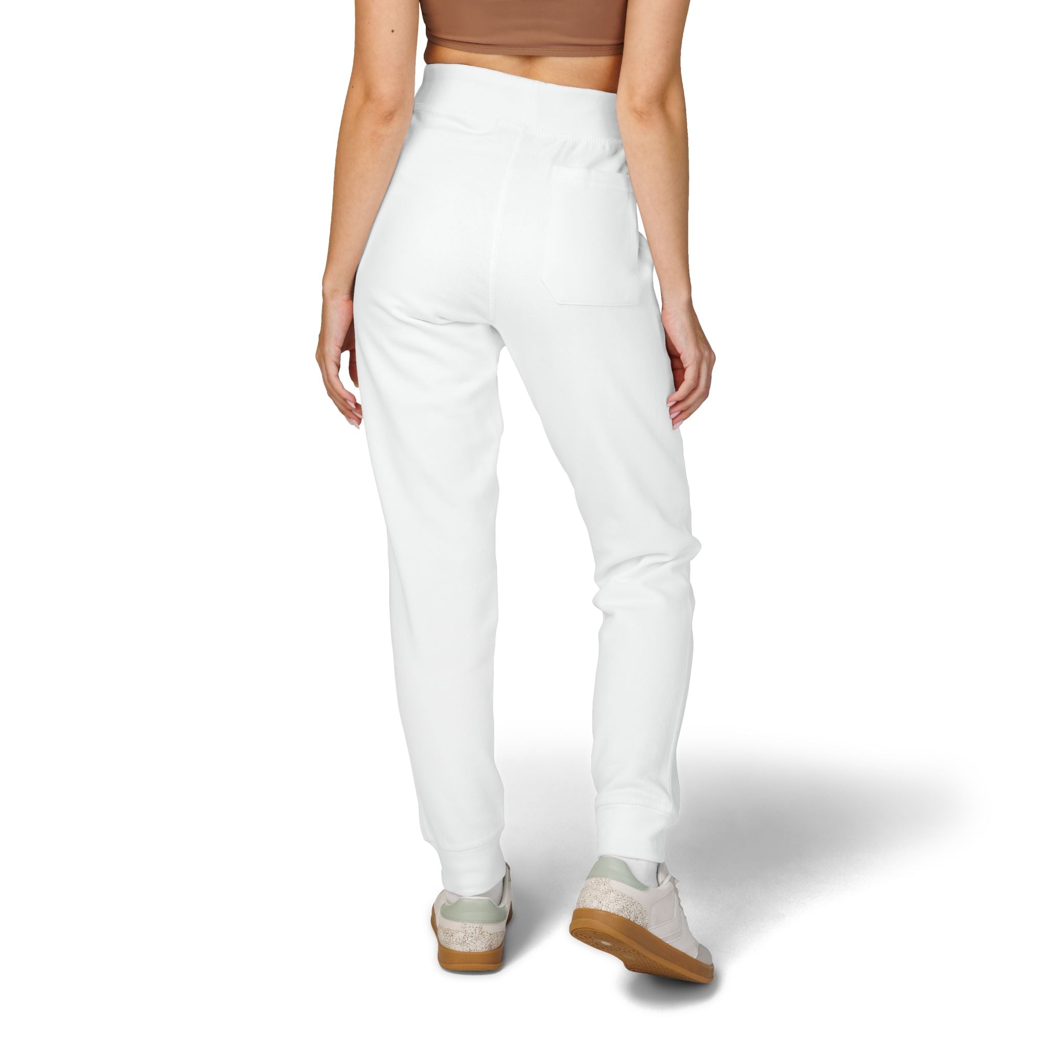 Faith Comfort Fleece Jogger Pants — “JESUS” Embroidered Christian Sweatpants | Heavenly Grace Collective