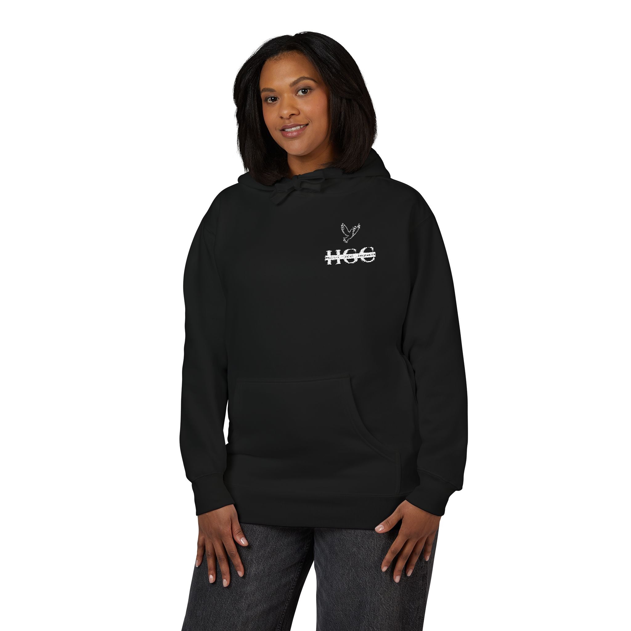 Heavenly Grace Collective Embroidered Dove Hoodie — Faith Inspired Christian Pullover