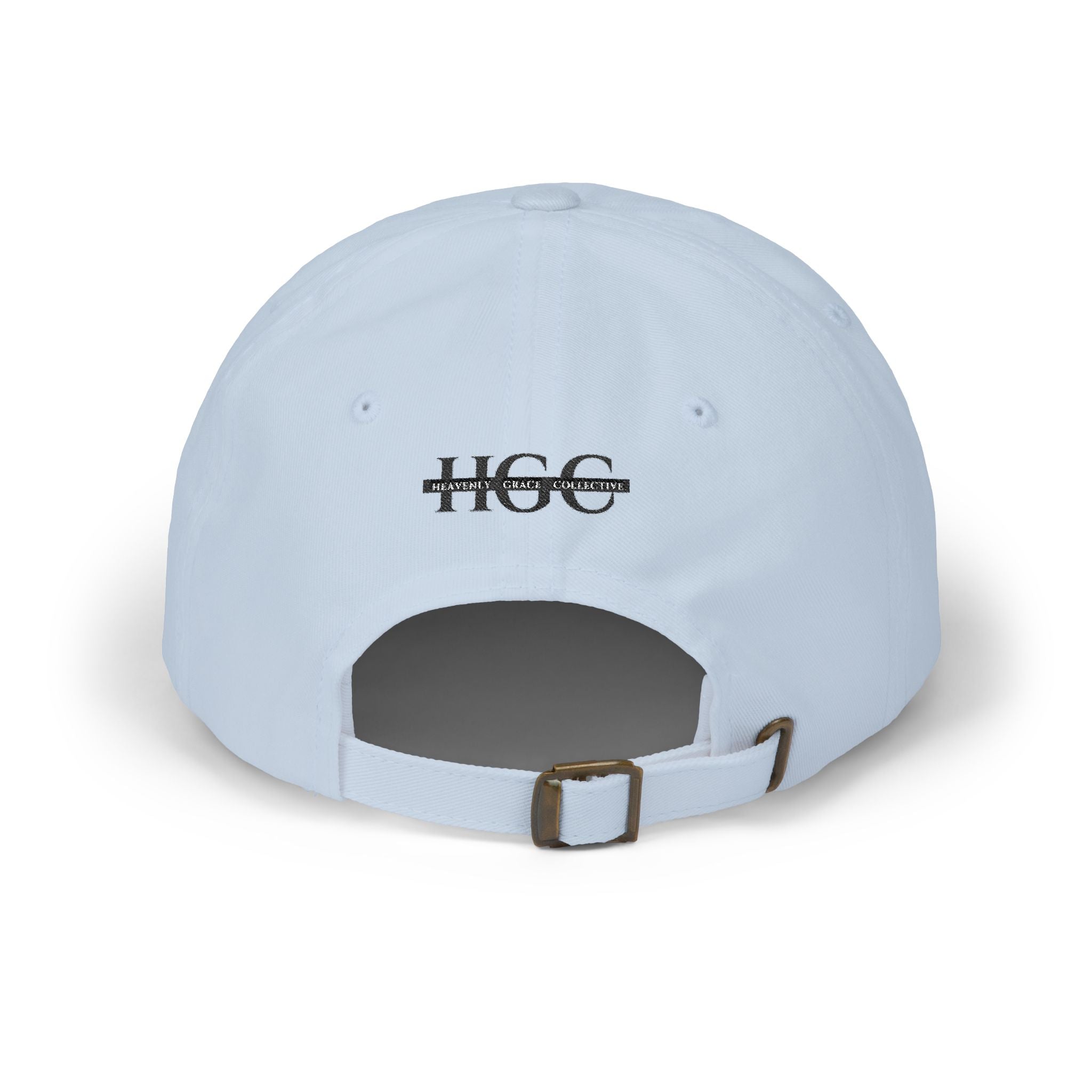 GOD Embroidered Dad Cap — Minimal Christian Baseball Hat (Heavenly Grace Collective)