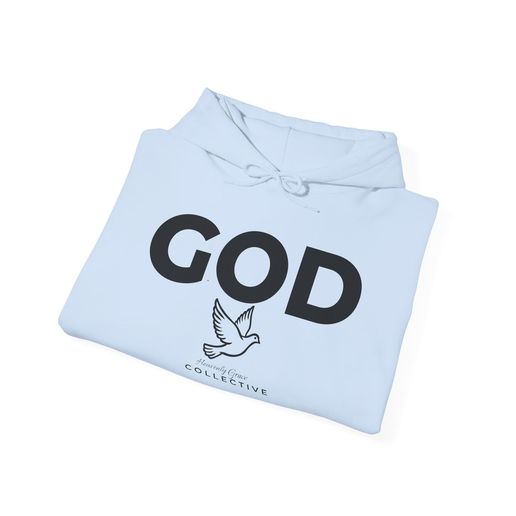 GOD Collective Hoodie — AMEN Back Message Christian Faith Pullover