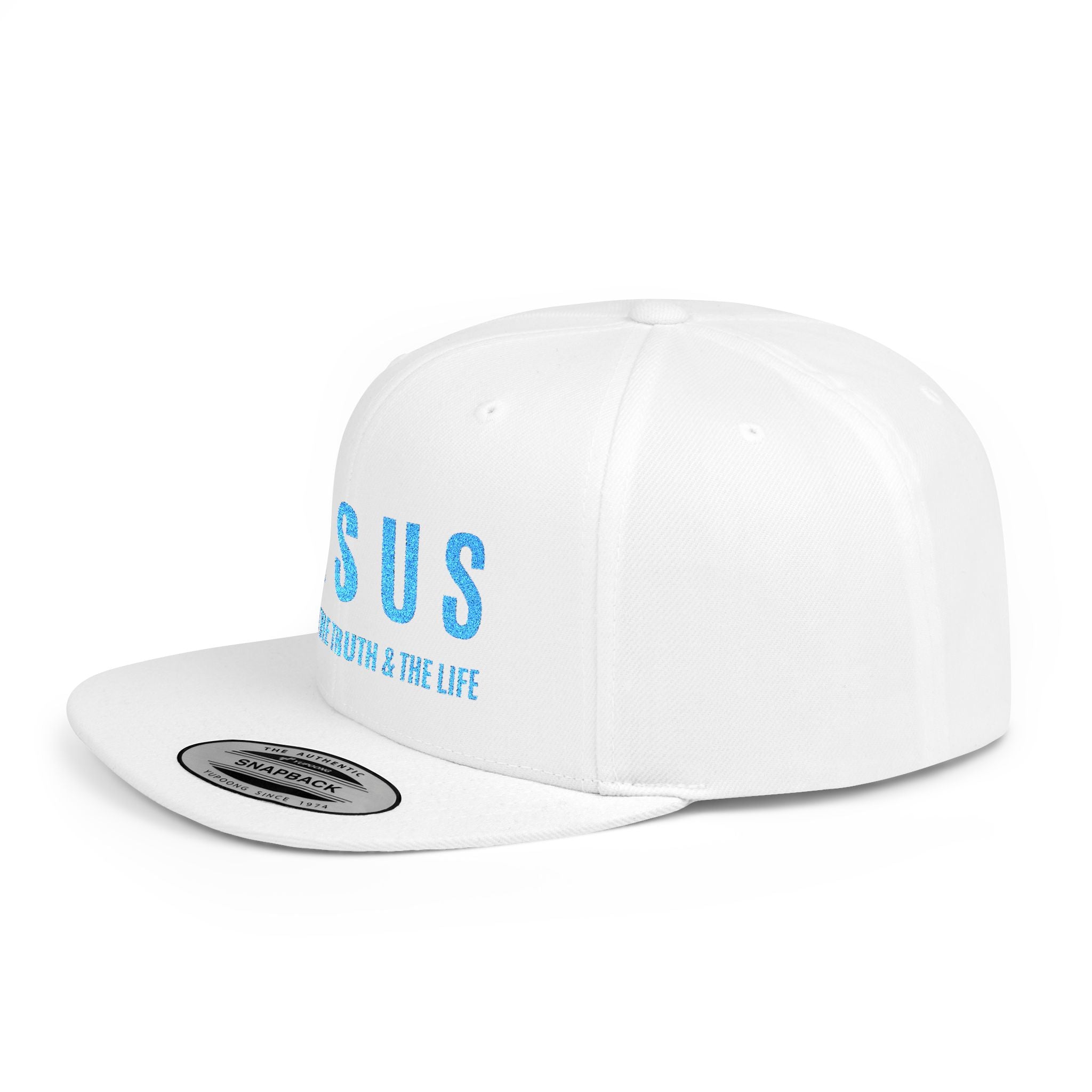 Jesus Flat Bill Snapback Hat – "Jesus: The Way, The Truth & The Life" Embroidered  Christian Cap