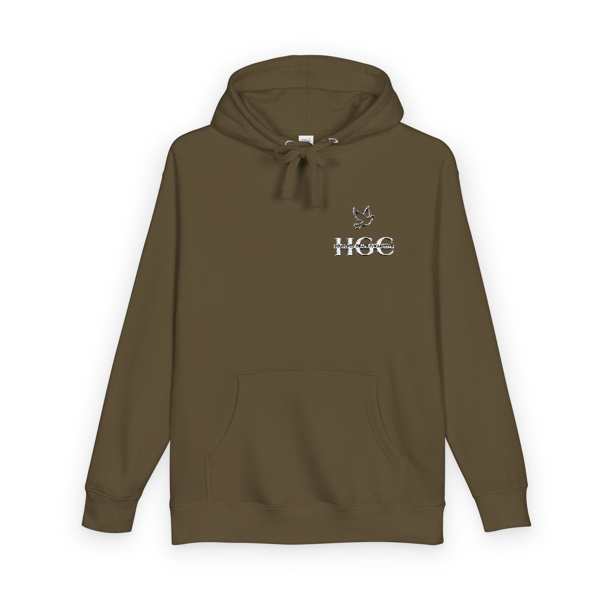 HGC Signature Embroidered Dove Hoodie — Faith Inspired Christian Pullover