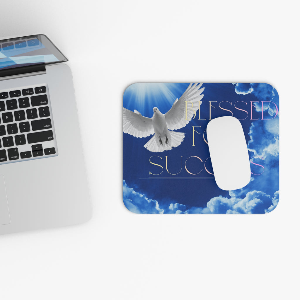 Blessings for Success Rectangular Mouse Pad